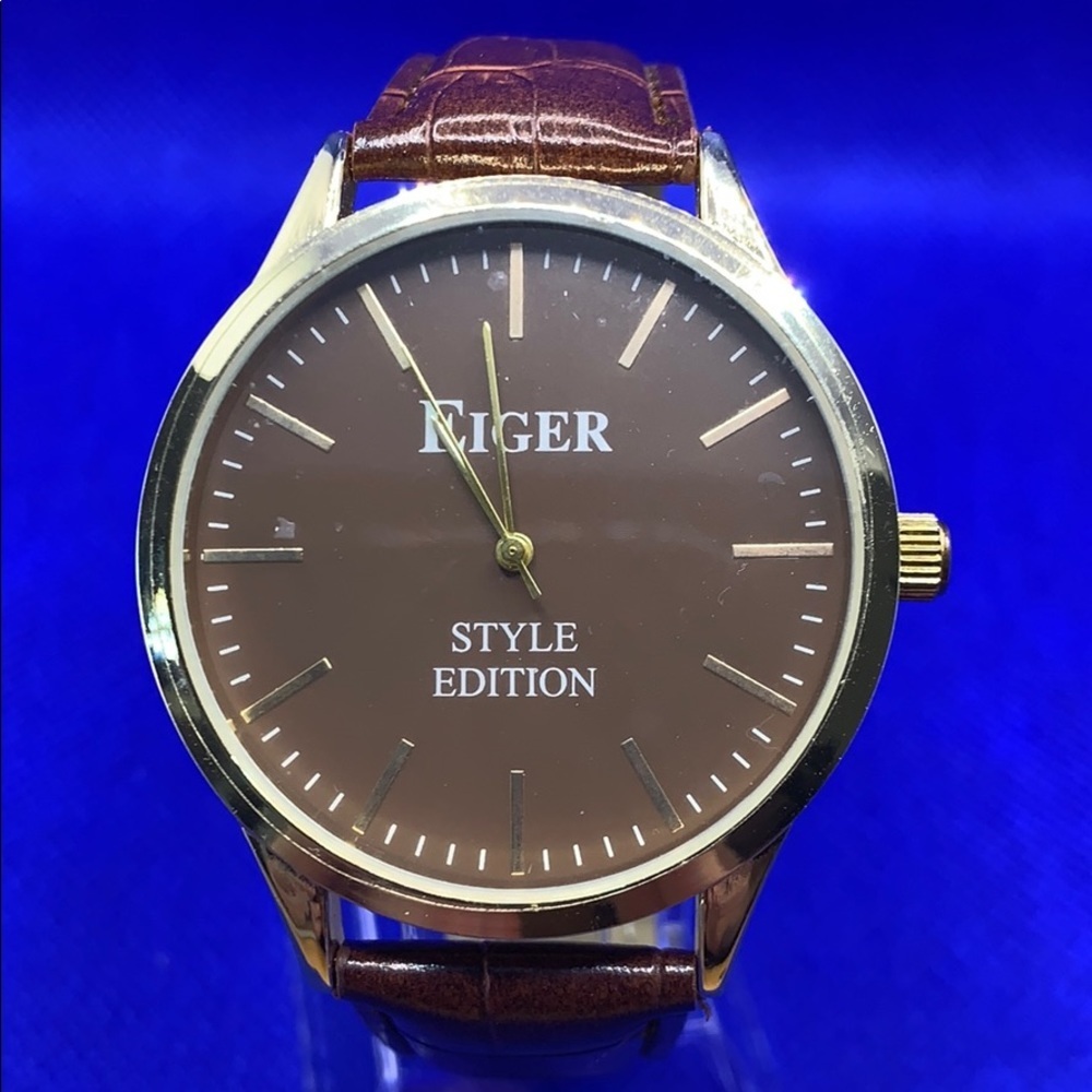 3/$12. Eiger large face fashion watch - never worn